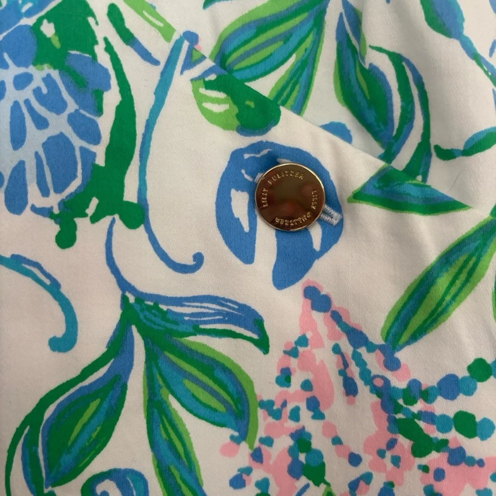 Lilly Pulitzer The Lilly Print Sleeveless Organic Cotton Blend Sheath Dress - Picture 6 of 9